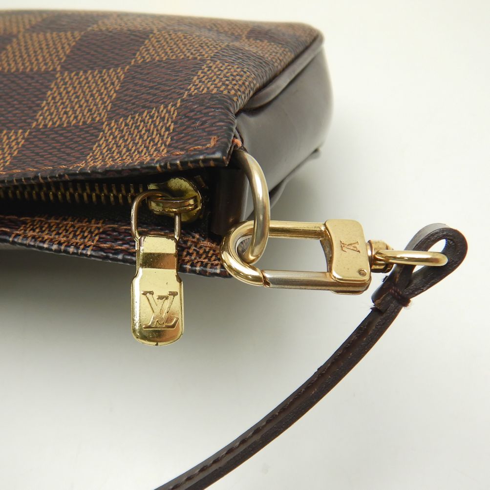 Louis Vuitton Damier Navona Ebene Handbag Brown Accessory Pouch