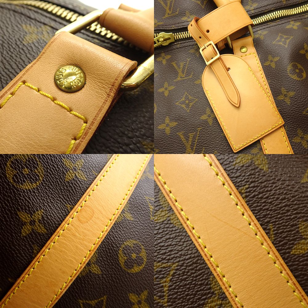 Louis Vuitton Monogram Keepall Bandouliere 60 Brown Boston Bag