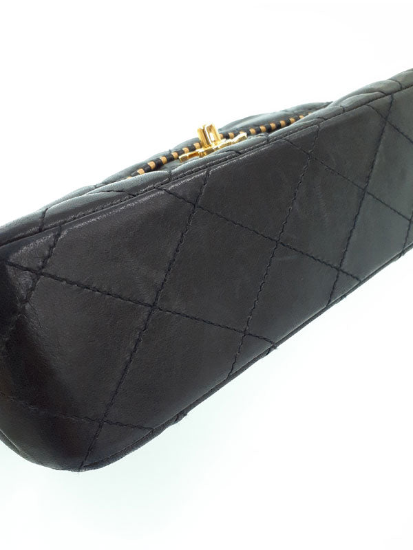 Chanel Matelasse Chain Shoulder Bag Black