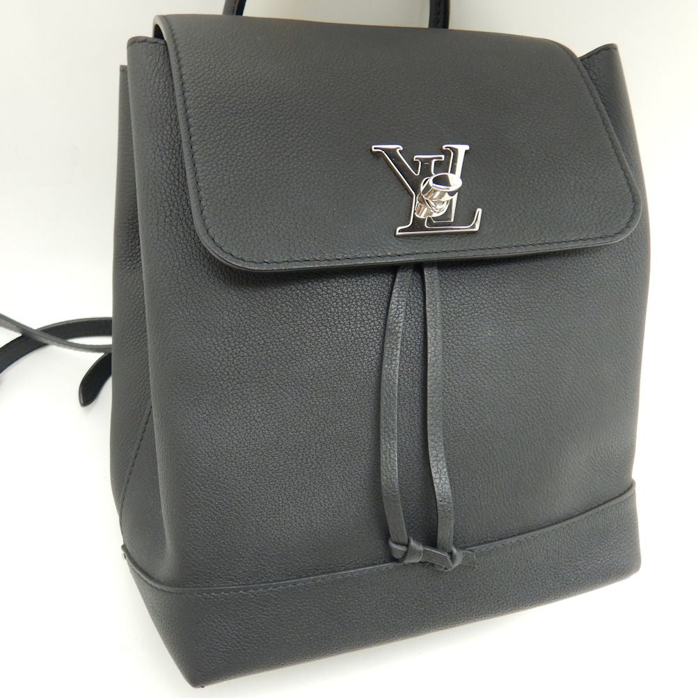 Louis Vuitton LockMe Backpack Calf Noir Black