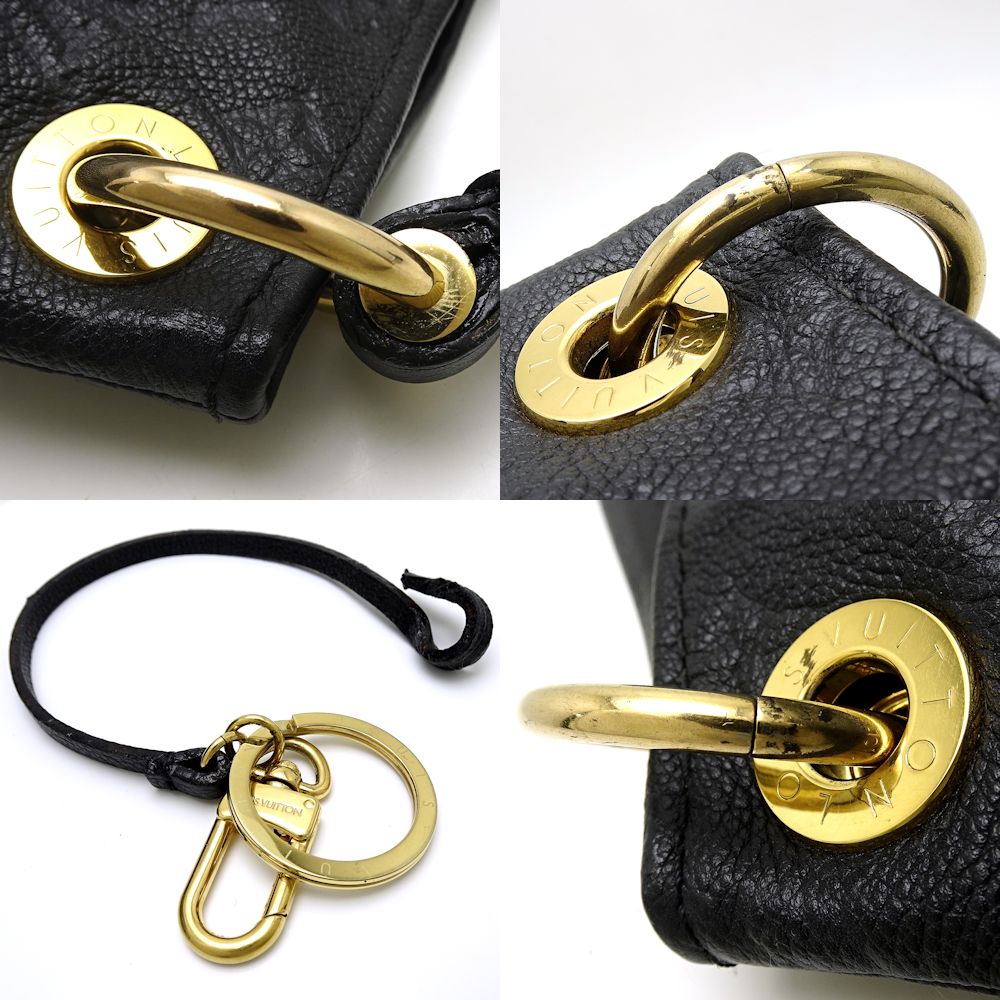 Louis Vuitton Emplant Artsy MM Noir Shoulder Bag Black