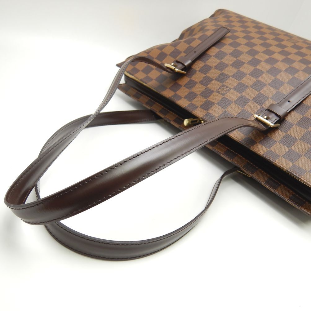 Louis Vuitton Damier Chelsea Ebene Tote Bag