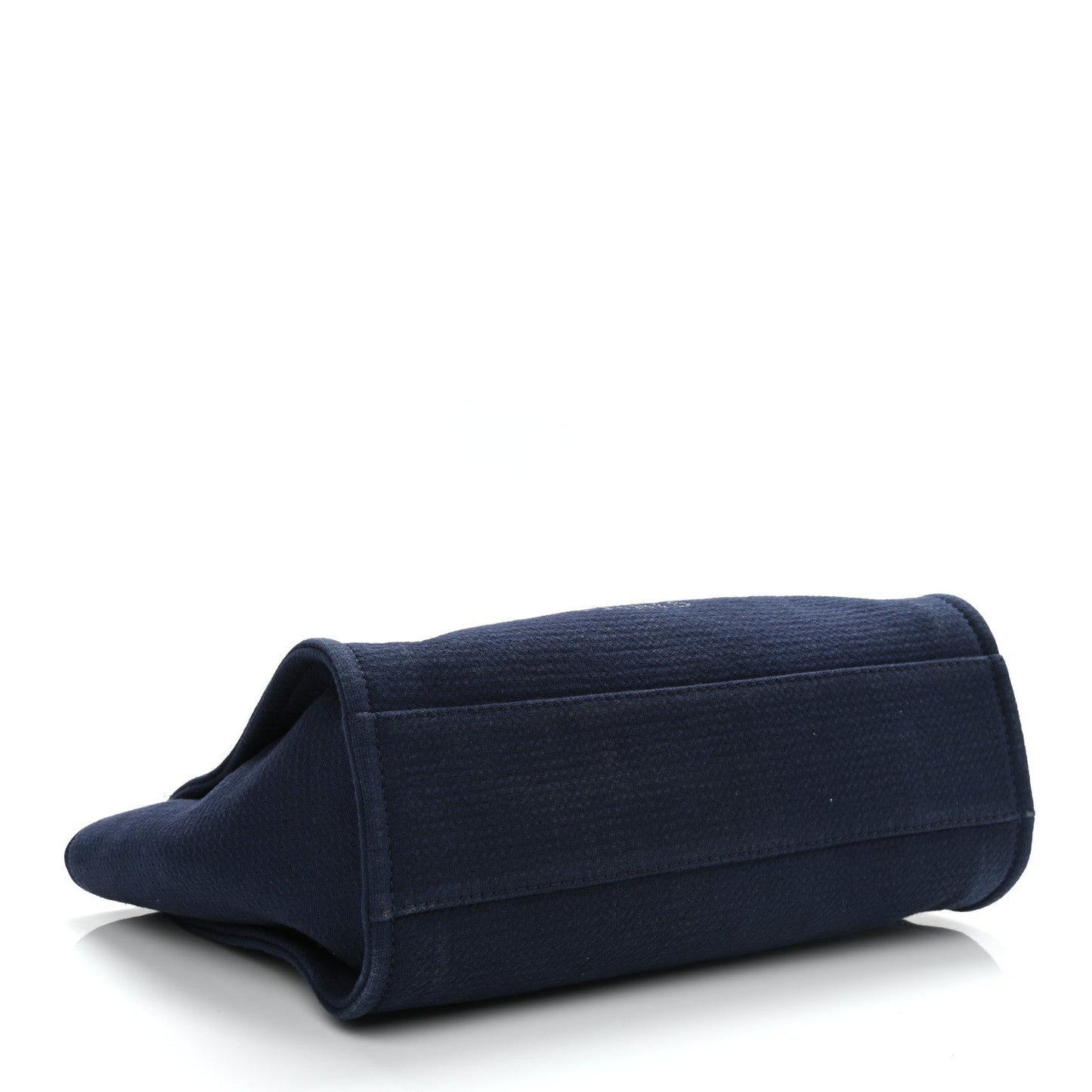 Chanel Mixed Fibers Small Deauville Tote Navy
