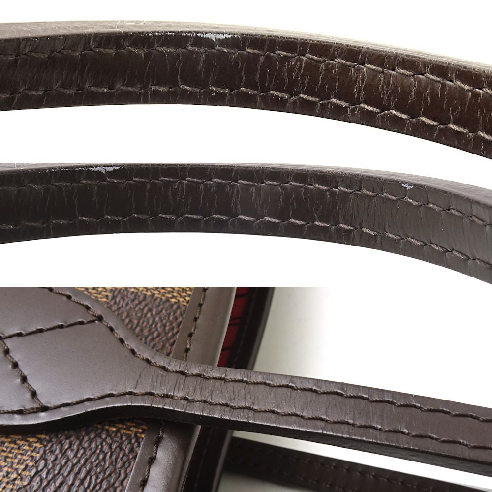 Louis Vuitton Damier Neverfull MM Ebene Tote Bag Brown