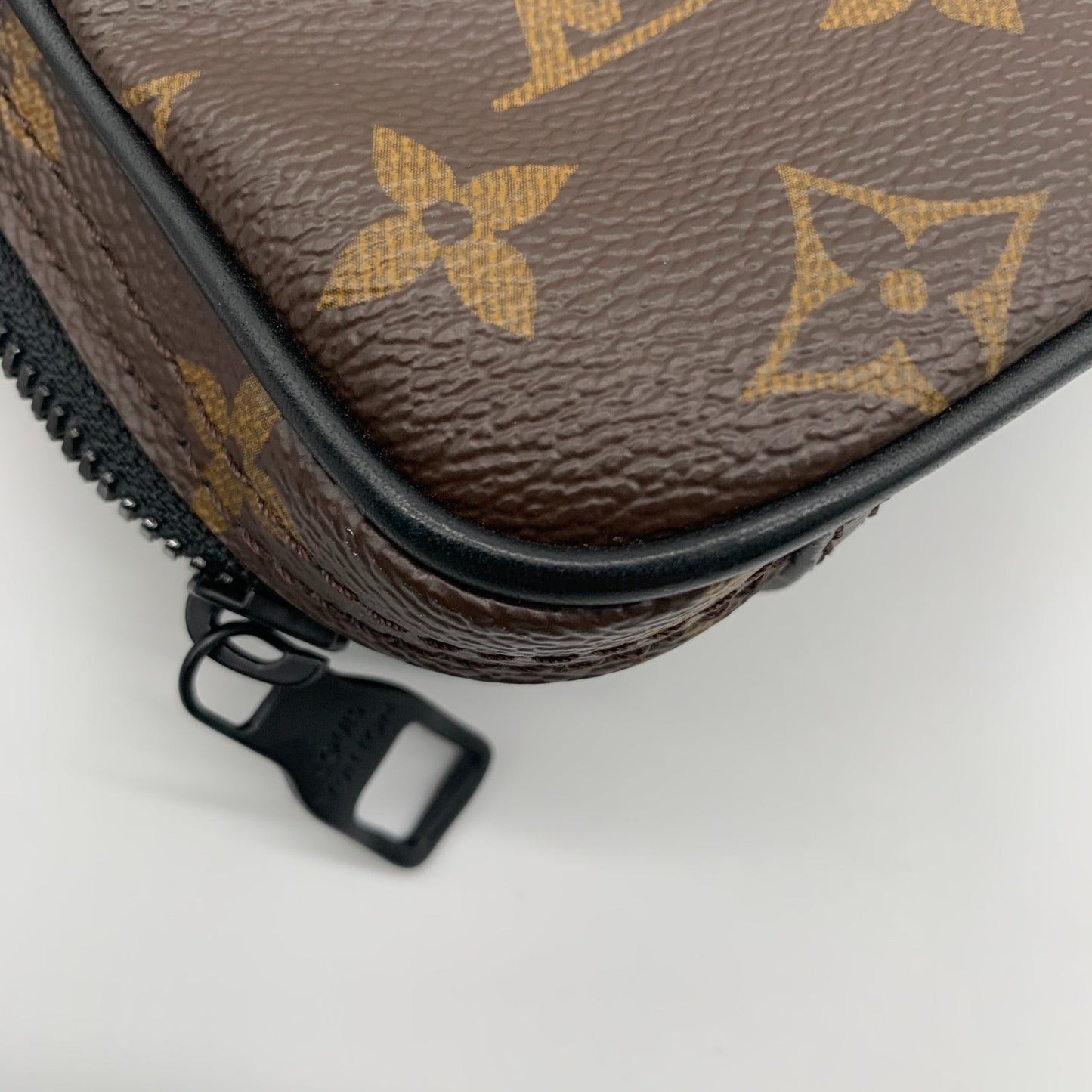 Louis Vuitton Utility Side Bag Shoulder Bag PVC Coated Canvas Monogram
