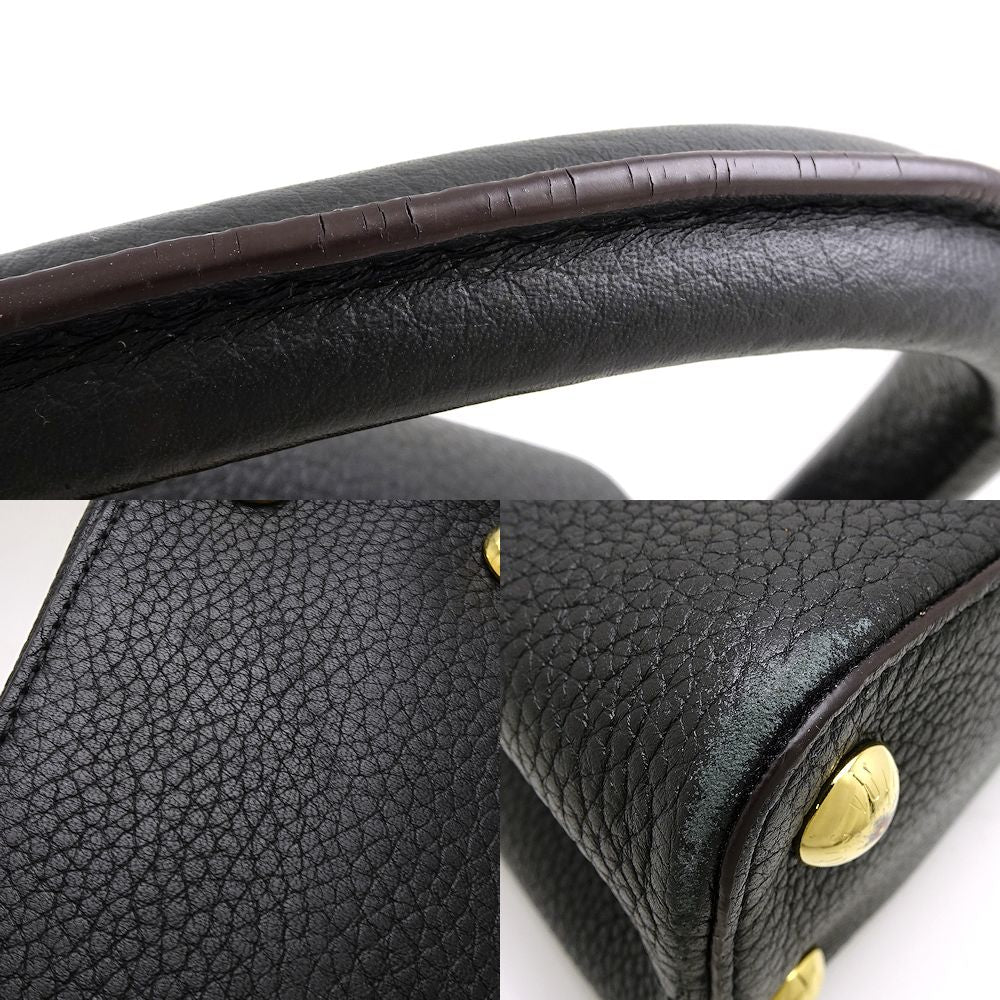 Louis Vuitton Capucines BB Taurillon Leather Noir Black