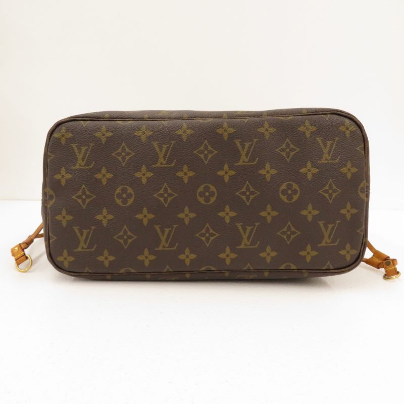 Louis Vuitton Monogram Neverfull MM Tote Bag Brown