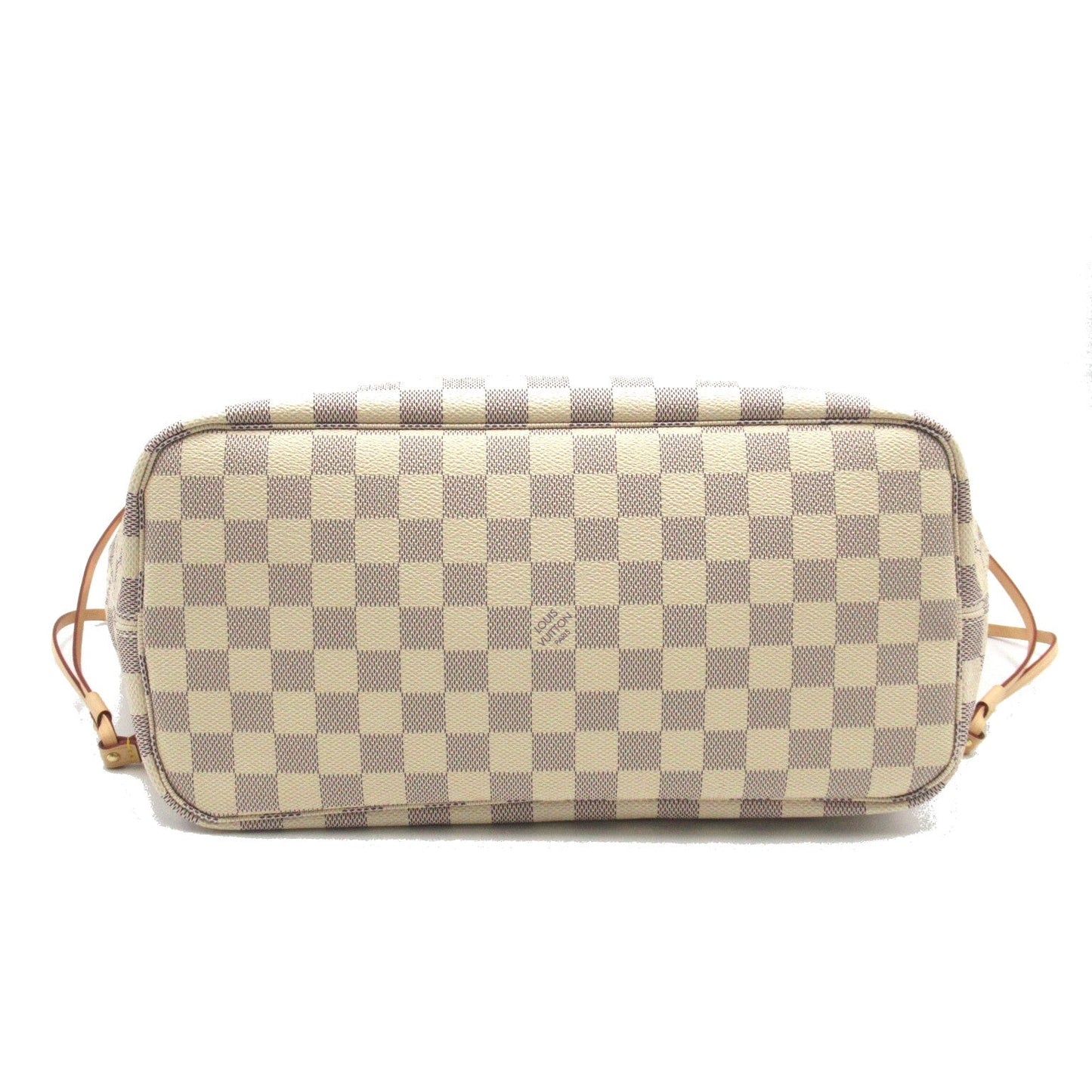 Louis Vuitton Neverfull MM Tote Bag Canvas Damier Azur