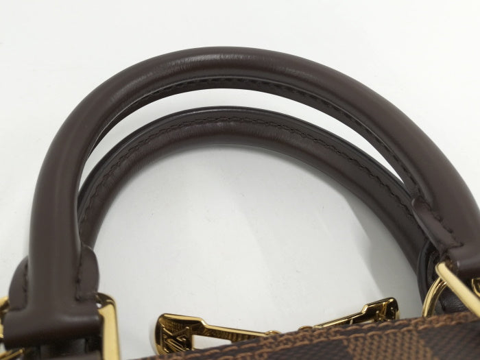 Louis Vuitton Alma BB 2 Way Shoulder Bag Damier Ebene