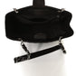 Caviar Quilted Petit Shopping Tote PST Dark Brown
