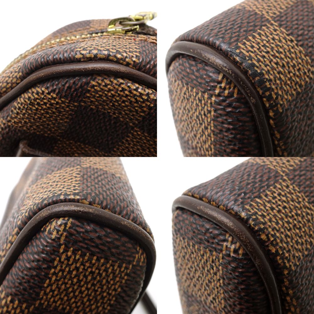 Louis Vuitton Damier Pochette Ipanema Ebene 2WAY Brown