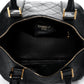 Calfskin Stitched CC Boston Black