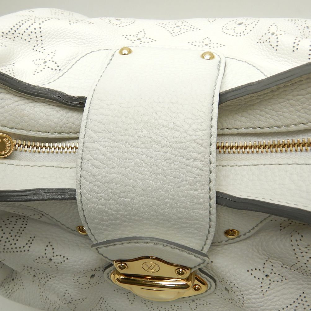 Louis Vuitton Mahina Solar PM Bron Shoulder Bag White