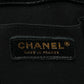 Chanel Lambskin Chevron Drawstring Bag Black