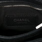 Aged Calfskin Quilted Crossbody Bag Black