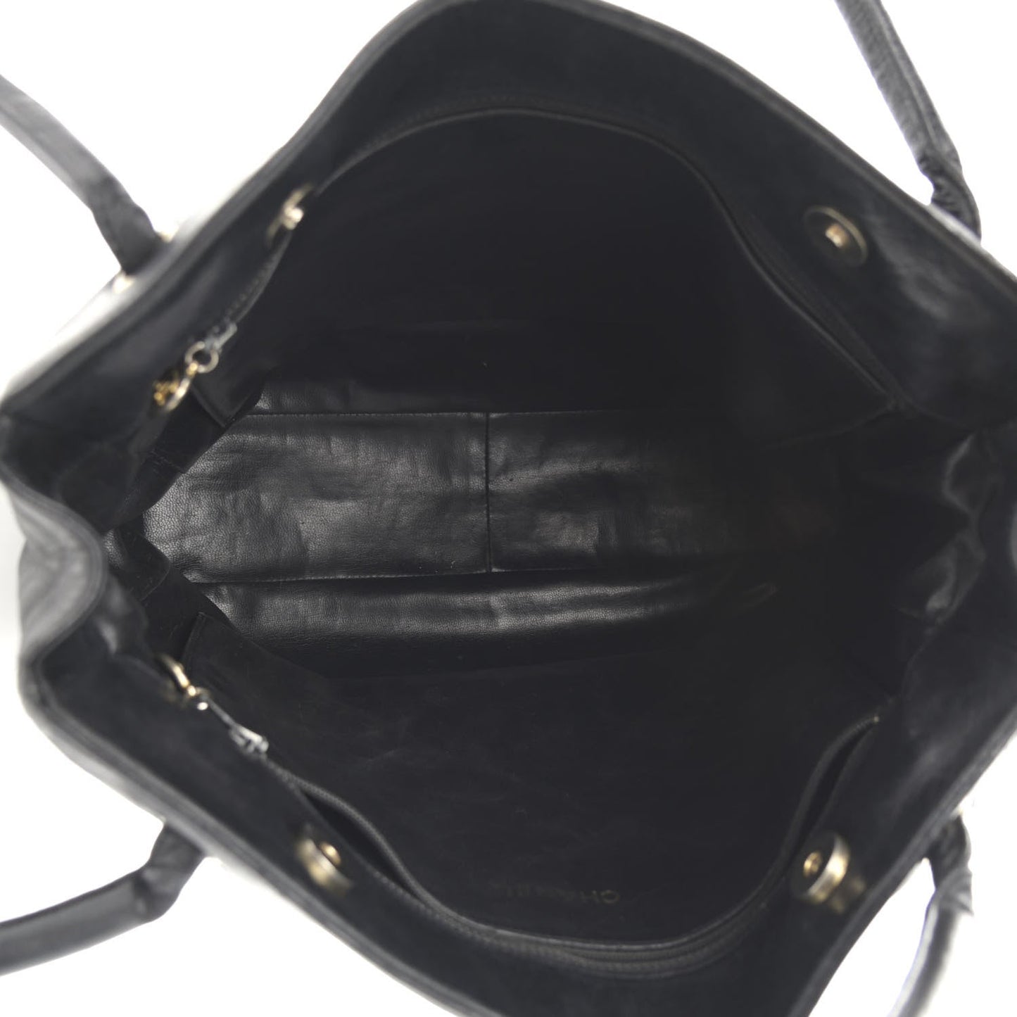 Lambskin CC Shoulder Bag Black