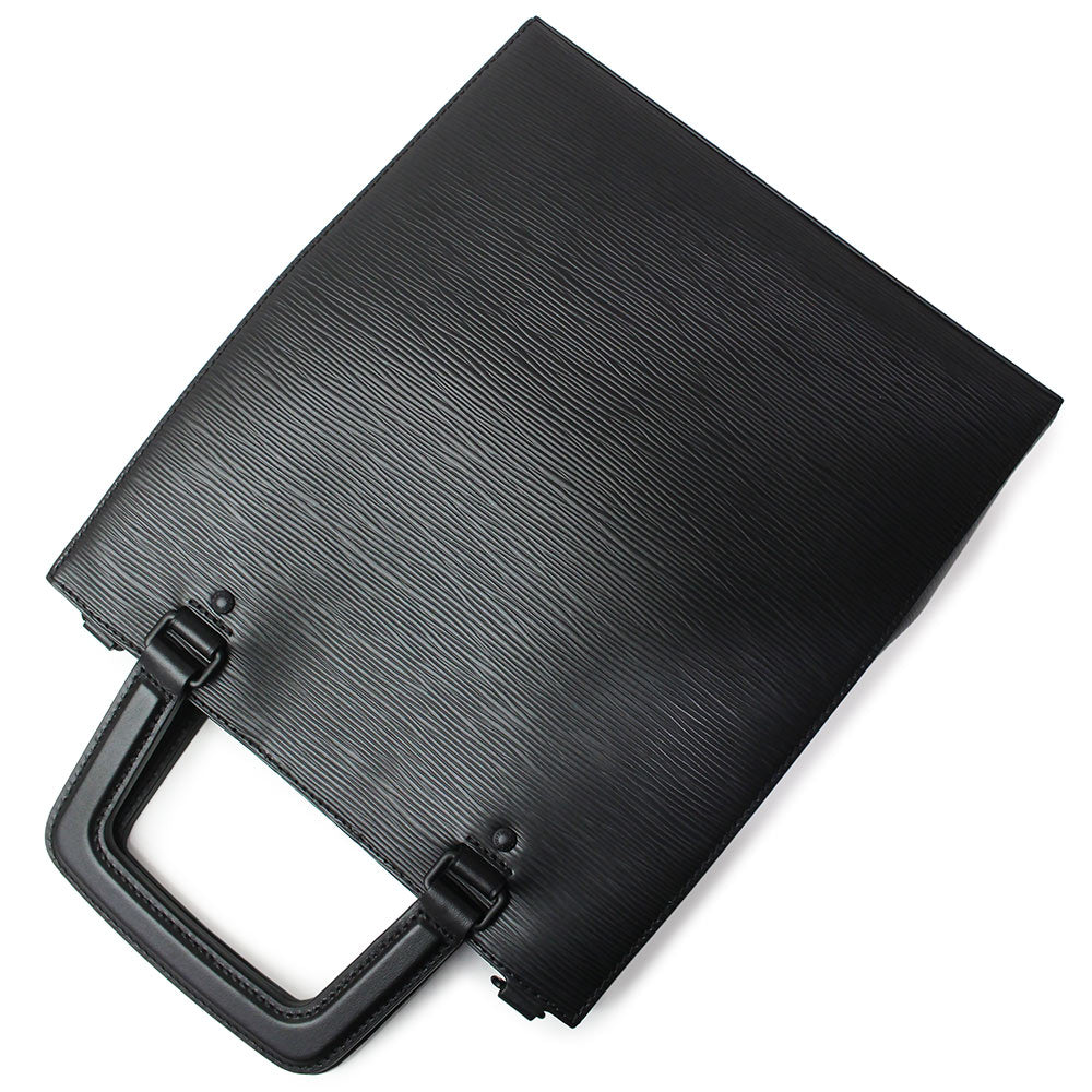 Louis Vuitton Epi Leather Sac Plat Fold Shoulder Bag Black