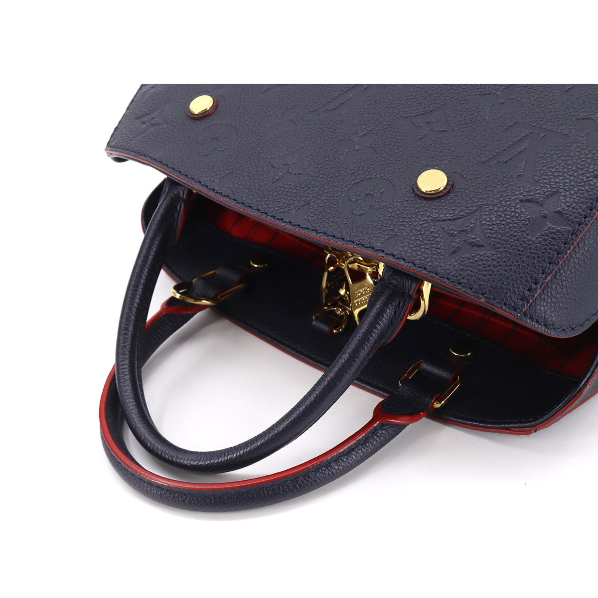 Louis Vuitton Emplant Montaigne BB Shoulder Bag Marine Rouge