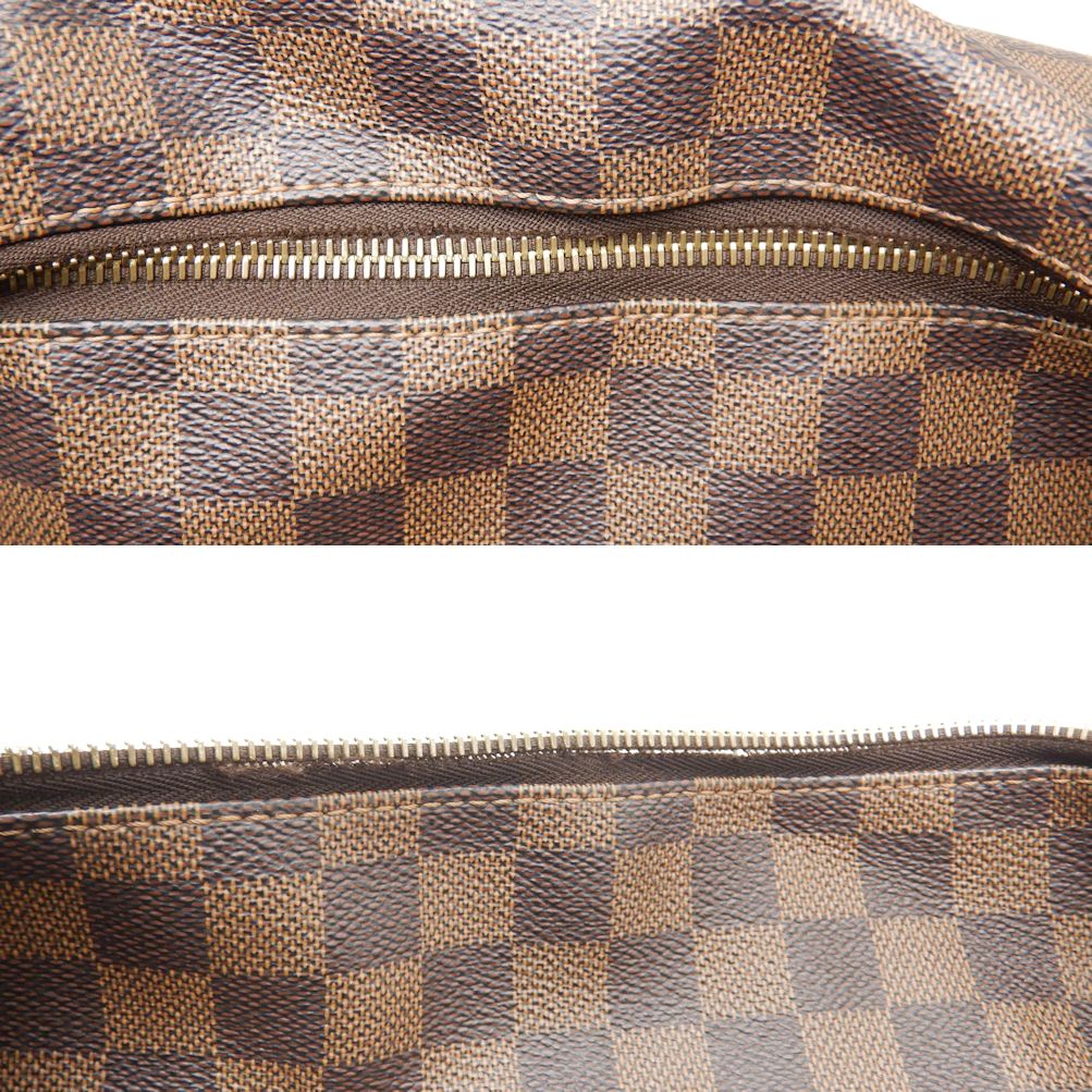 Louis Vuitton Damier Portobello PM Ebene Shoulder Bag Brown