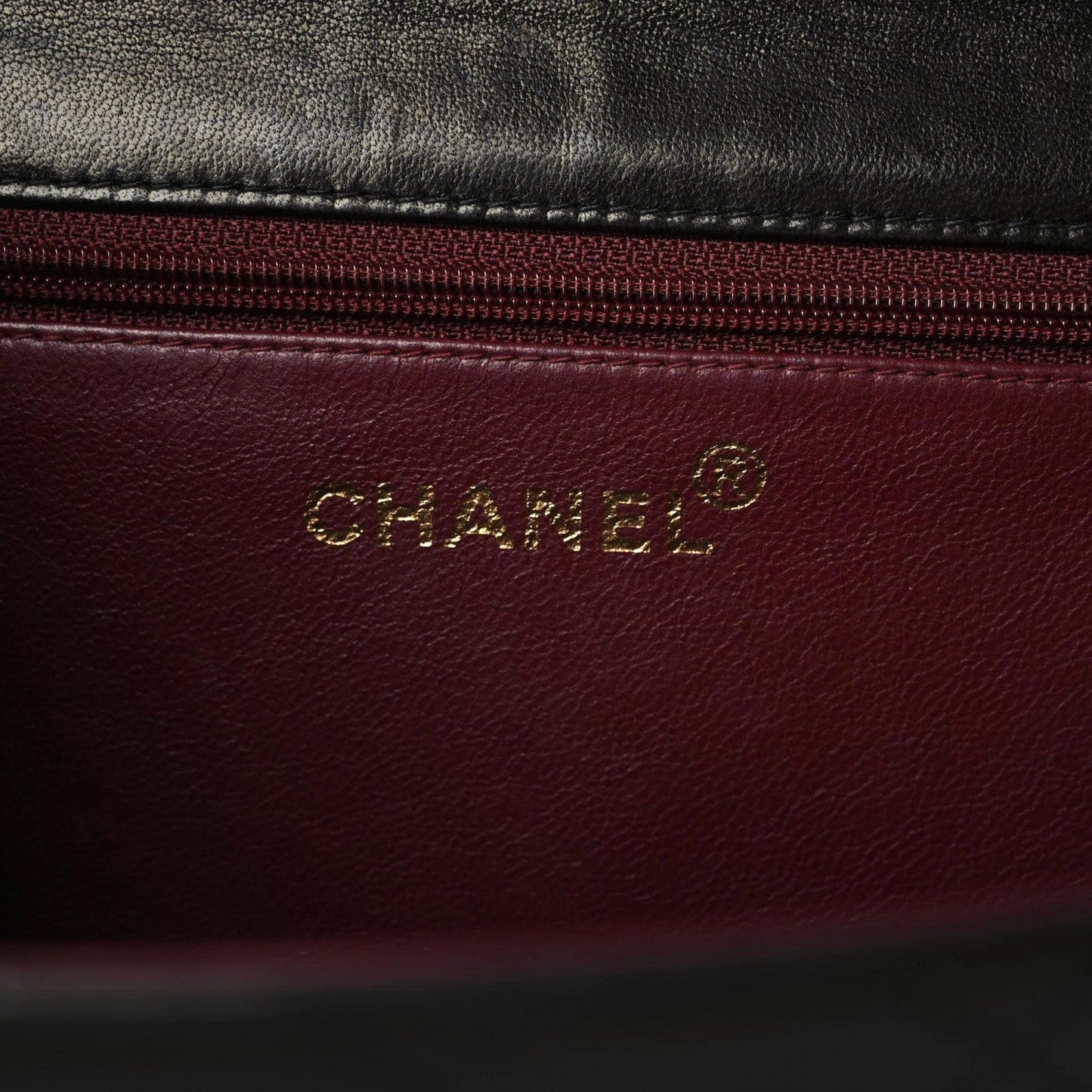 Chanel Lambskin Quilted Medium Single Flap Black