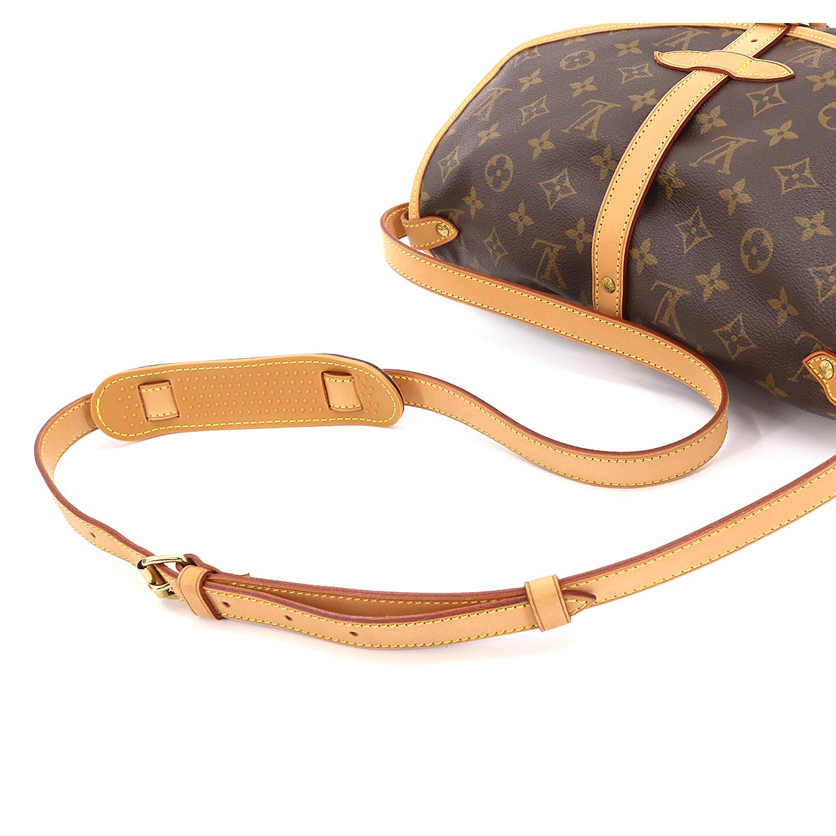 Louis Vuitton Monogram Saumur 30 Shoulder Bag Brown