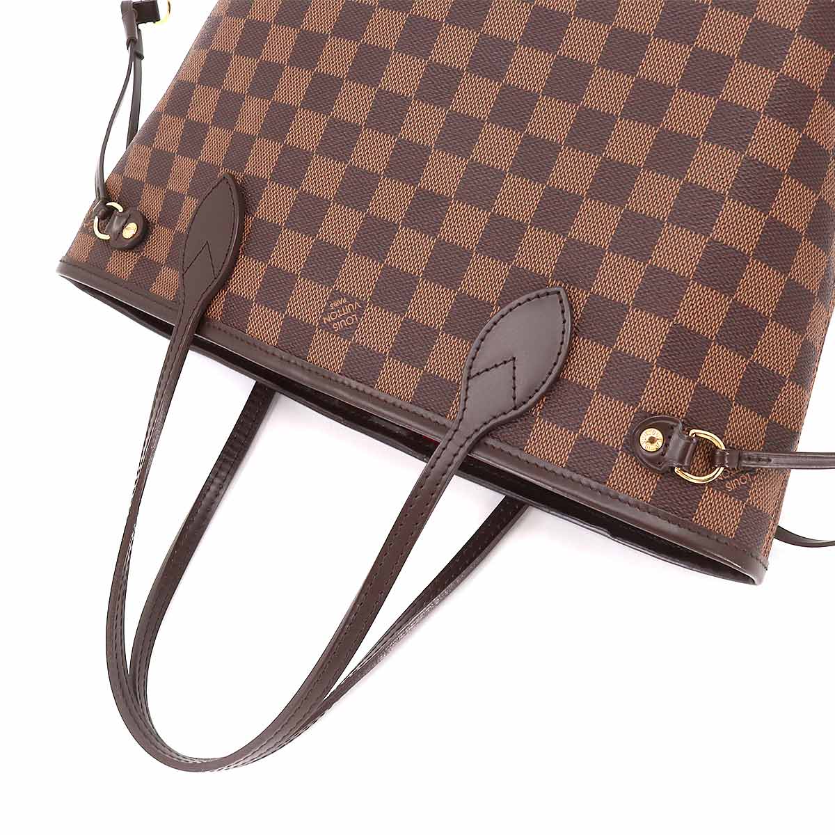 Louis Vuitton Damier Neverfull PM Tote Bag Ebene Serie Brown