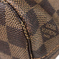 Louis Vuitton Neverfull PM Handbag Shopping Tote Bag Damier Brown