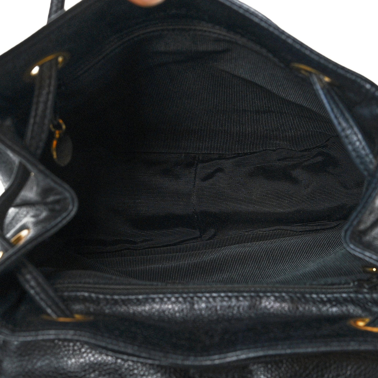 Chanel Caviar CC Backpack Black