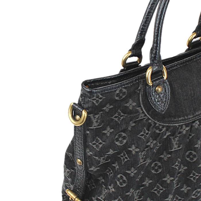 Louis Vuitton Monogram Denim Black Neocabby 2way Tote Bag