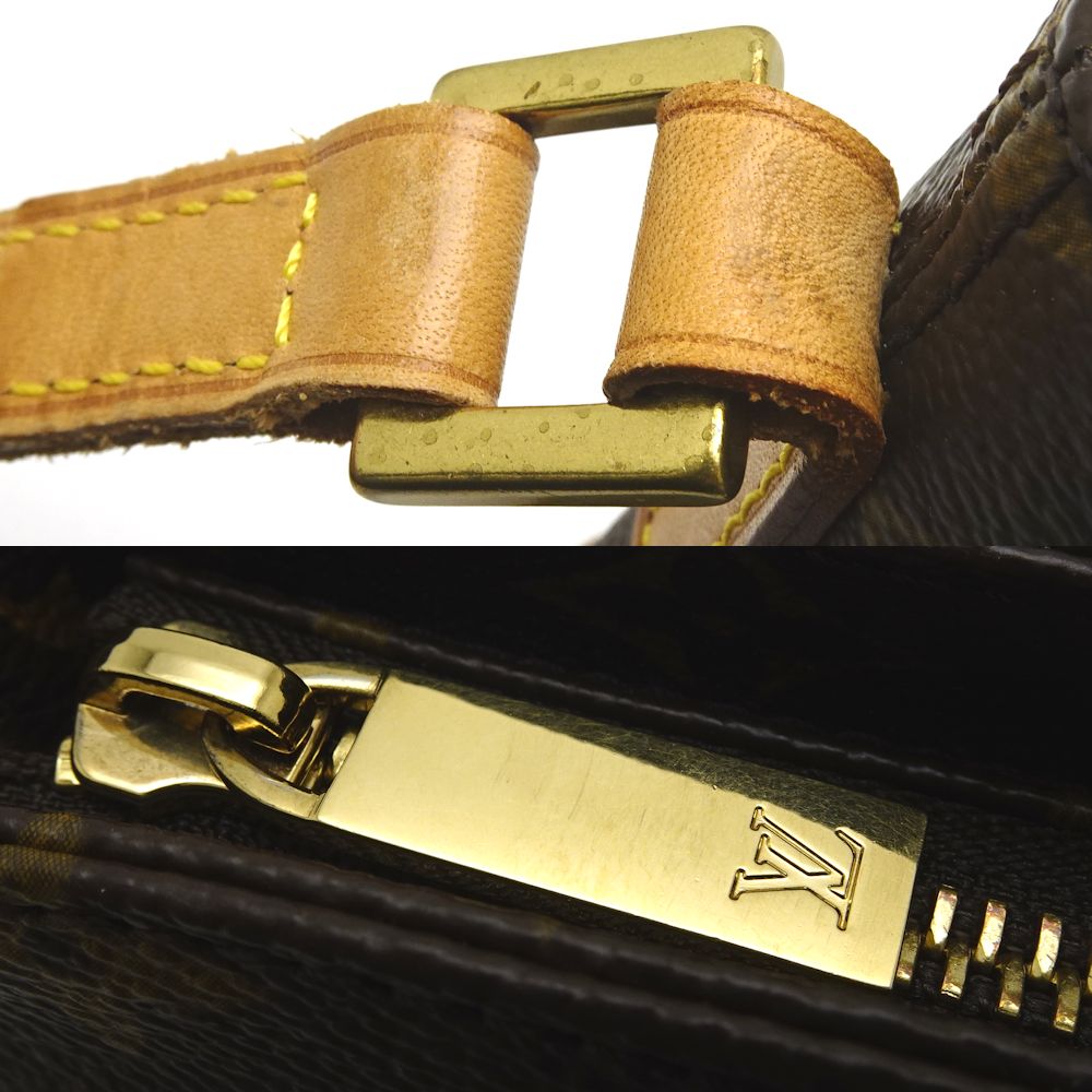 Louis Vuitton Monogram Trotteur Shoulder Bag Brown