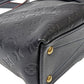 Louis Vuitton V Tote BB Monogram Implant Shoulder Bag Black