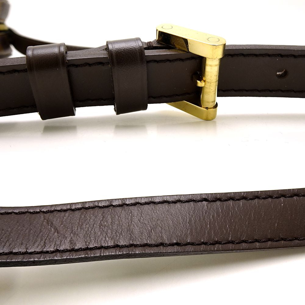 Louis Vuitton Damier Ipanema PM Ebene diagonal shoulder brown
