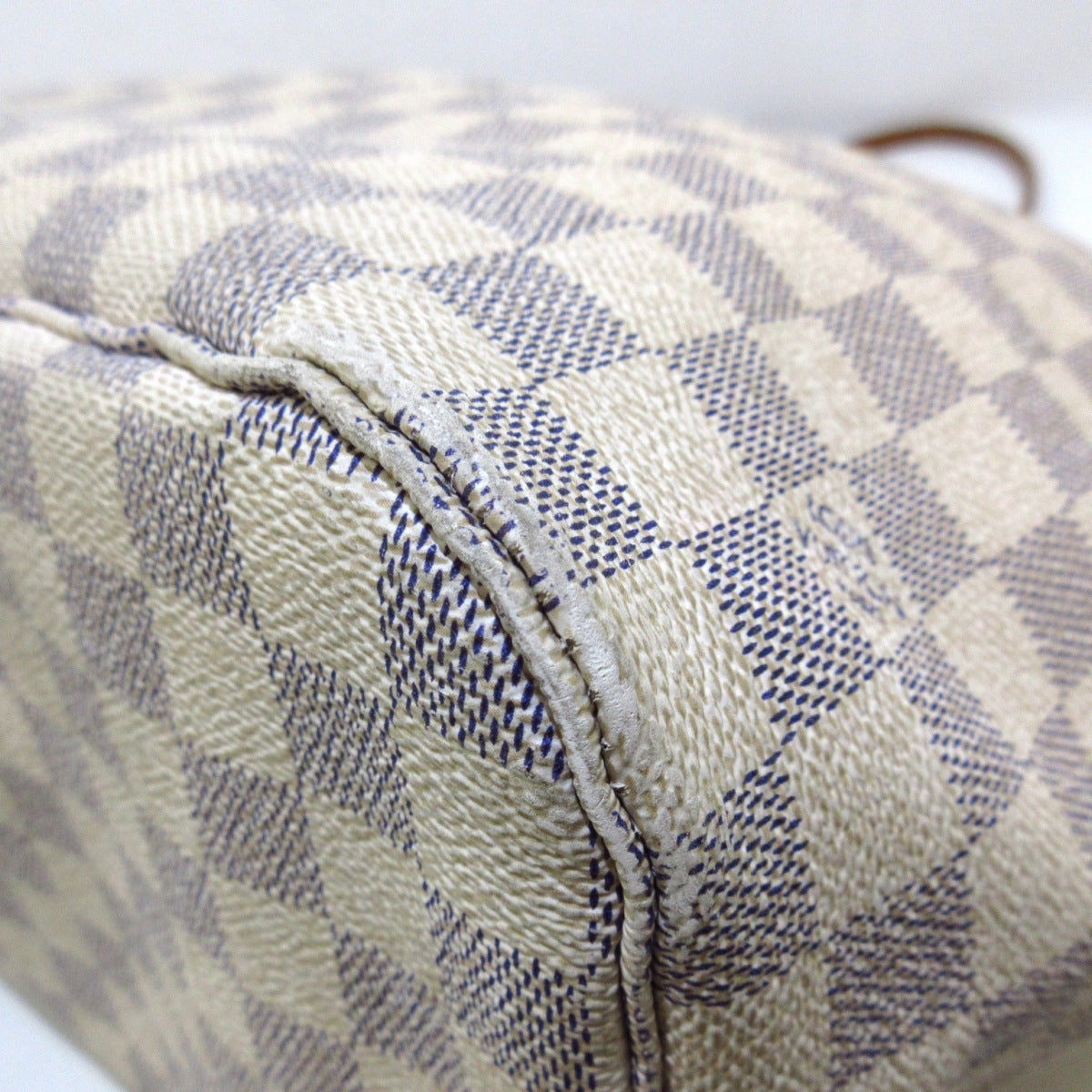 Louis Vuitton Neverfull MM Tote Bag Azure Damier Canvas