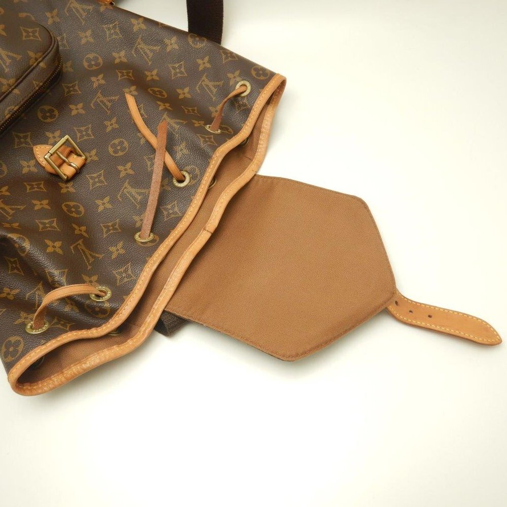 Louis Vuitton Monogram Montsuri GM Brown Backpack