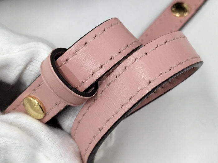 Louis Vuitton Neonoe Shoulder Bag Monogram Leather Rose Poodle