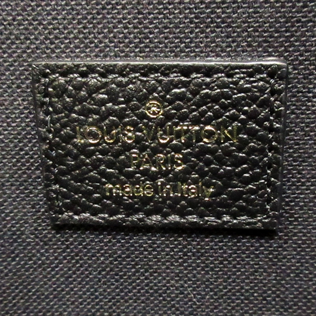 Louis Vuitton Pochette Felicie Wallet Noir Monogram Empreinte Leather