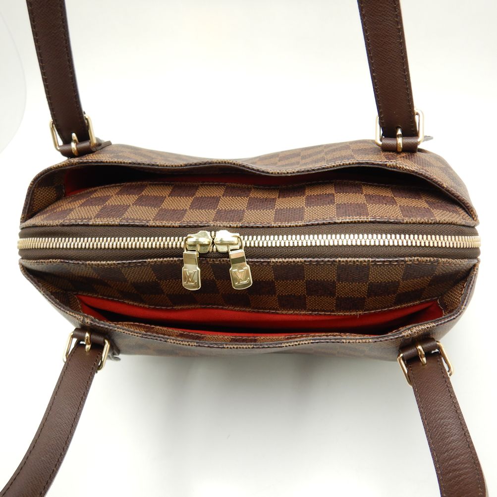 Louis Vuitton Damier Belem MM Ebene Shoulder Bag
