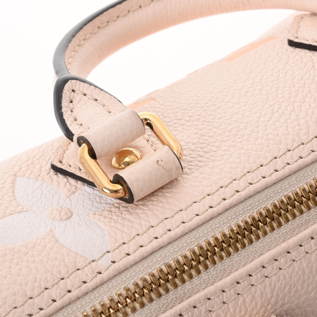 Louis Vuitton Emplant Papillon BB Cream Saffron Monogram Implant Handbag