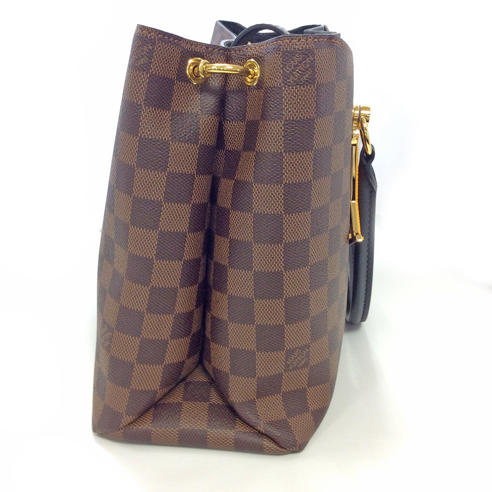 Louis Vuitton LV Riverside Damier Ebene Brown Black Shoulder Bag