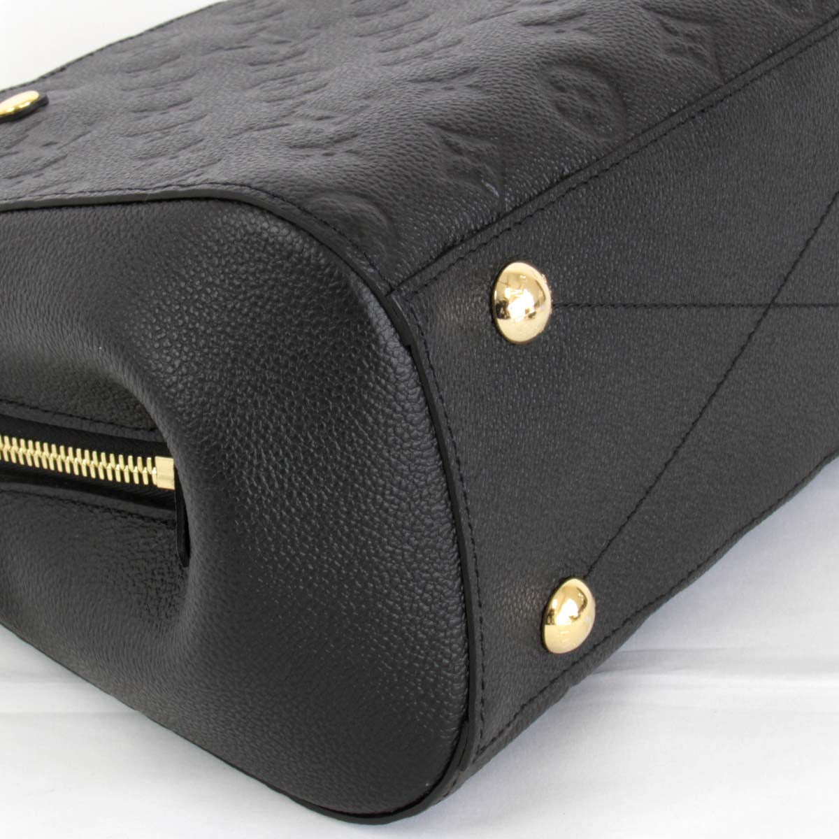 Louis Vuitton Montaigne BB Handbag Monogram Empreinte Noir