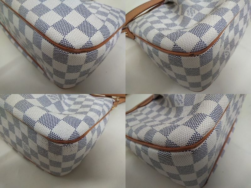 Louis Vuitton Siracusa PM Shoulder Bag Damier Azur