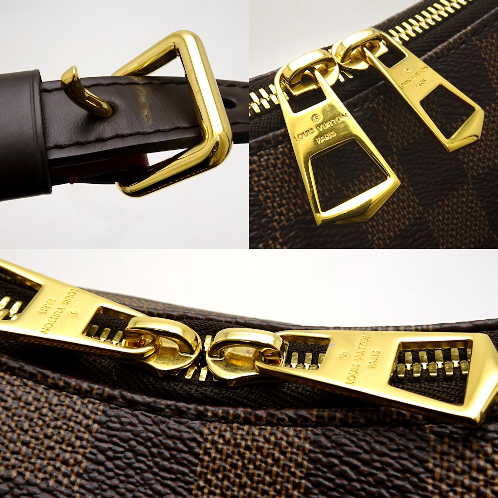 Louis Vuitton Damier South Bank Ebene Diagonal Shoulder Brown