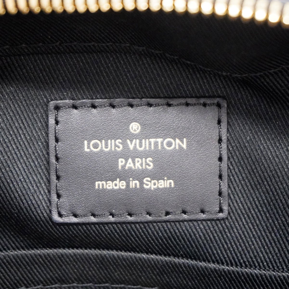 Louis Vuitton Shoulder Bag Damier Ebene Santa Monica Noir Black