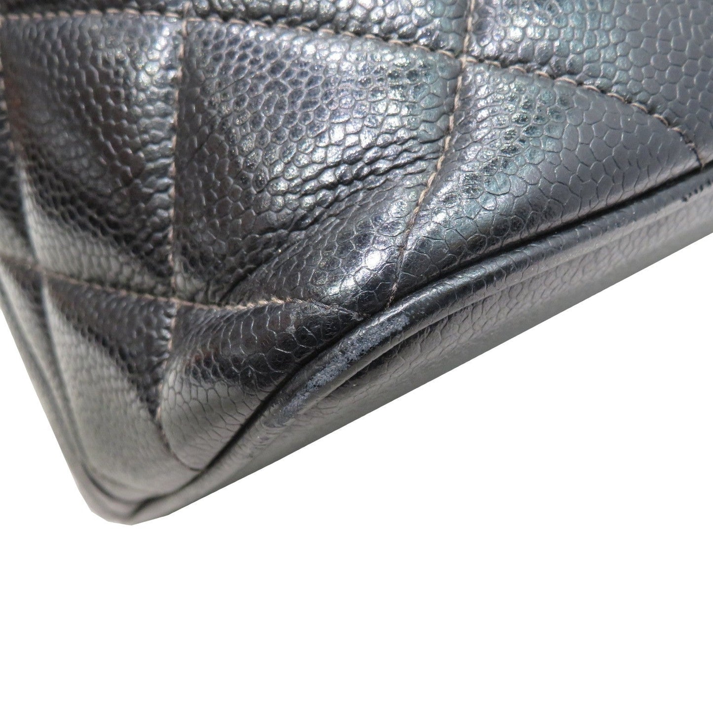 Chanel Tote Bag Black Caviar Skin