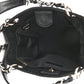 Caviar Quilted Petit Shopping Tote PST Black