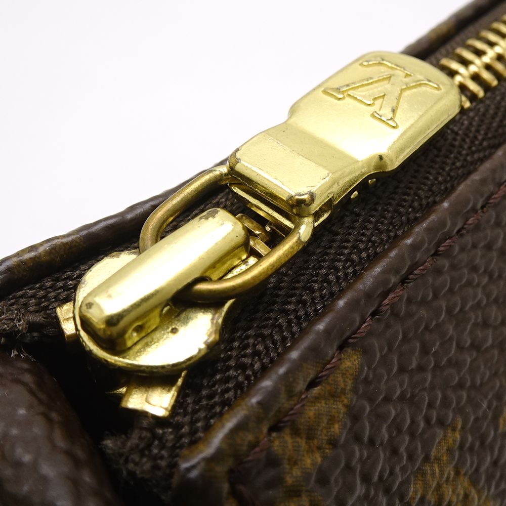 Louis Vuitton Monogram Pochette Accessoire Brown Accessory Pouch