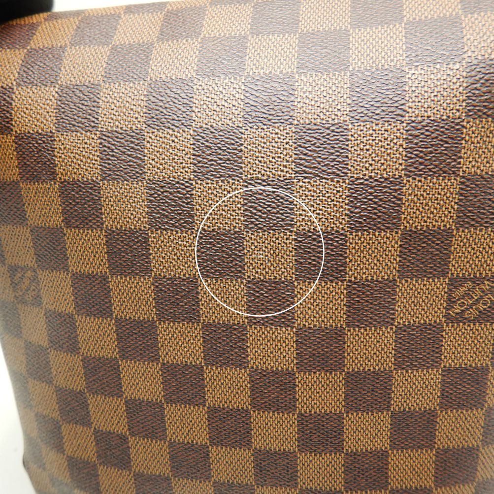 Louis Vuitton Damier Brooklyn PM Ebene Diagonal Shoulder Brown