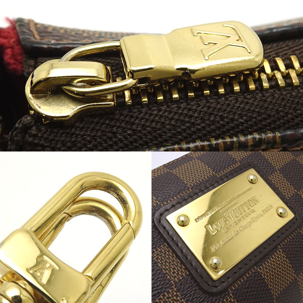 Louis Vuitton Damier Eva Ebene 2WAY Bag Brown