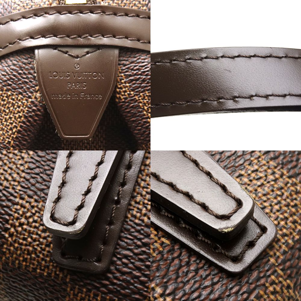 Louis Vuitton Damier Rivington PM Ebene Handbag Brown