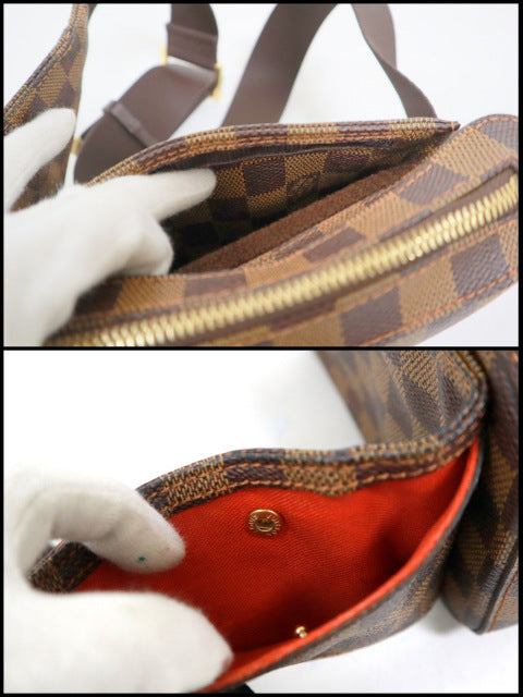 Louis Vuitton Jeronimos Shoulder Bag Damier Ebene